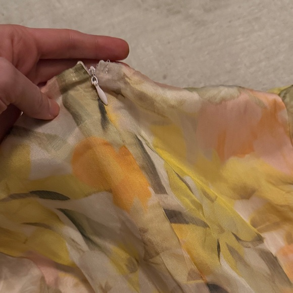 Hello Molly Yellow and Pink Floral Dress - Picture 5 of 5